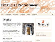 Tablet Screenshot of financialrecruitment.ie